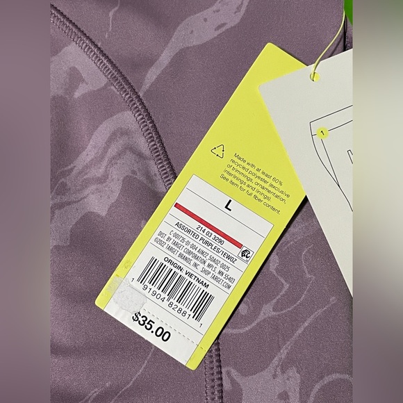 NWT Women's Flex High Rise 7/8 Leggings All In Motion Purple L #LX10 - Picture 5 of 7